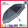 Prix ​​de gros pas cher bleu logo personnalisé impression télescopique entreprise Compact parapluie pliant pour la pluie